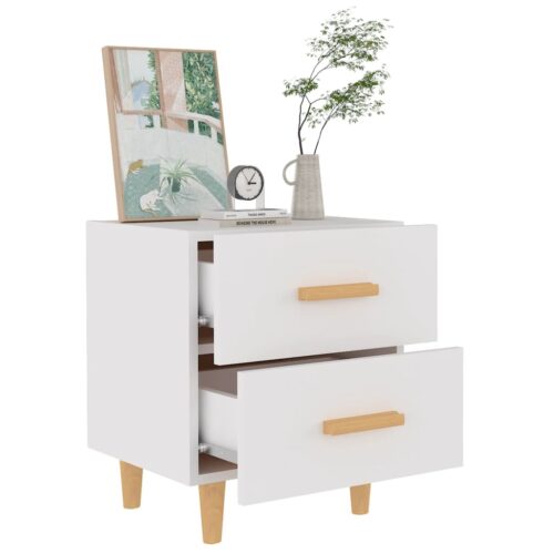 Bed Cabinets 2pcs White 40x35x47.5cm - Image 6