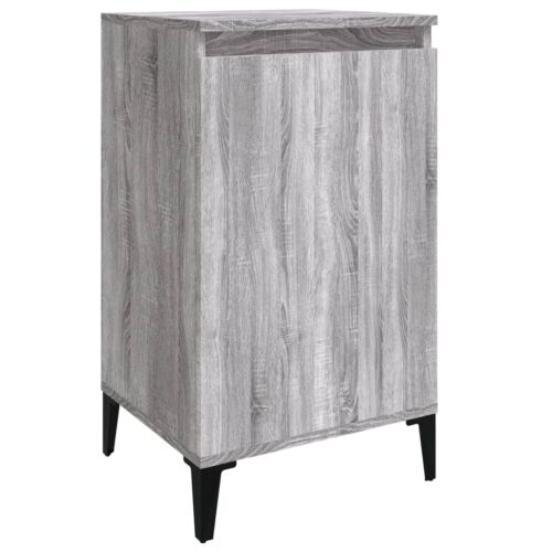 Bedside Cabinets 2pcs Grey Sonoma 40x35x70cm Engineered Wood - Image 5