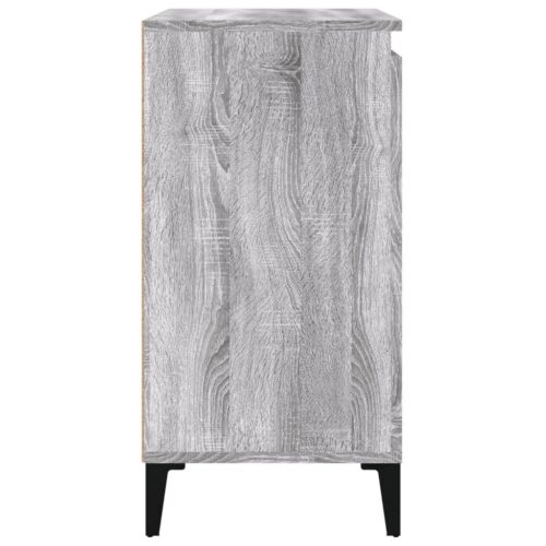 Bedside Cabinets 2pcs Grey Sonoma 40x35x70cm Engineered Wood - Image 8