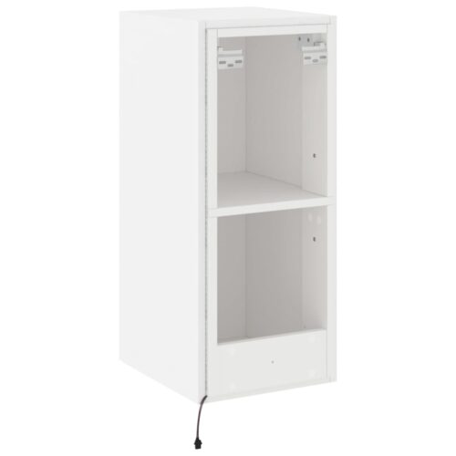 TV Wall Cabinets with LED Lights 2pcs White 30.5x35x70cm - Image 11