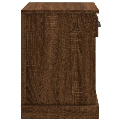 Bedside Cabinets 2pcs Brown Oak 43x36x50cm - Image 9