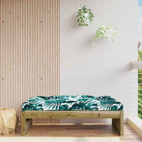 120x80cm Pine Wood Outdoor Footstool Garden Patio Bench Ottoman Chair Seat - Image 10