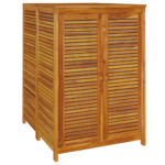 Garden Storage Box 70x87x104cm Solid Wood Acacia