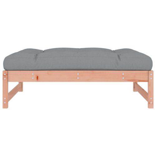 120x80cm Wood Timber Outdoor Footstool Garden Patio Bench Ottoman Chair Seat - Image 4