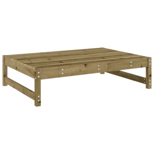 120x80cm Pine Wood Outdoor Footstool Garden Patio Bench Ottoman Chair Seat - Image 3