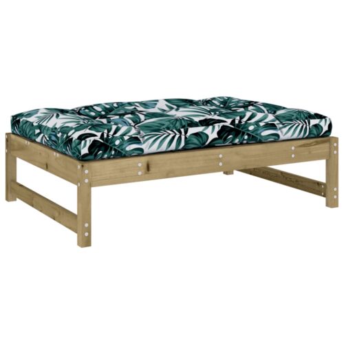 120x80cm Pine Wood Outdoor Footstool Garden Patio Bench Ottoman Chair Seat - Image 6