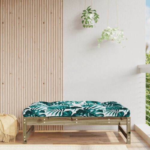 120x80cm Pine Wood Outdoor Footstool Garden Patio Bench Ottoman Chair Seat - Image 10