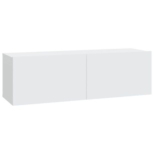 5-Piece Set Wooden TV Cabinet Entertainment Unit Stand Storage Shelf Table White - Image 7