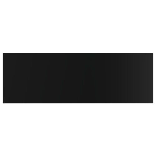 Bookshelf Boards 4pcs High Gloss Black 60x20x1.5cm Engineered Wood - Image 4