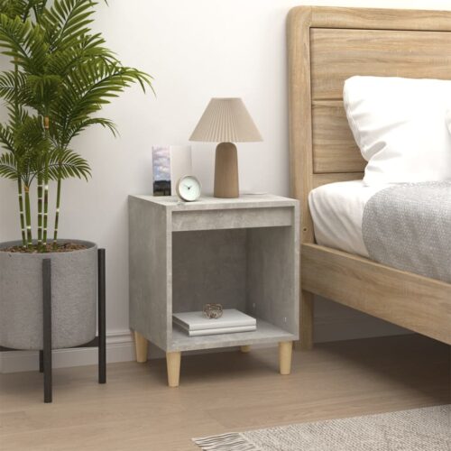 Bedside Cabinet Concrete Grey 40x35x50cm - Image 9