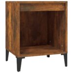 Bedside Cabinet Smoked Oak 40x35x50cm