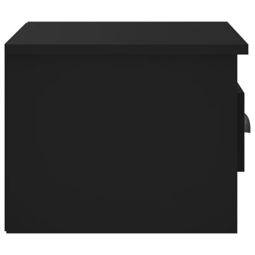 Wall-mounted Bedside Cabinet Black 41.5x36x28cm - Image 7