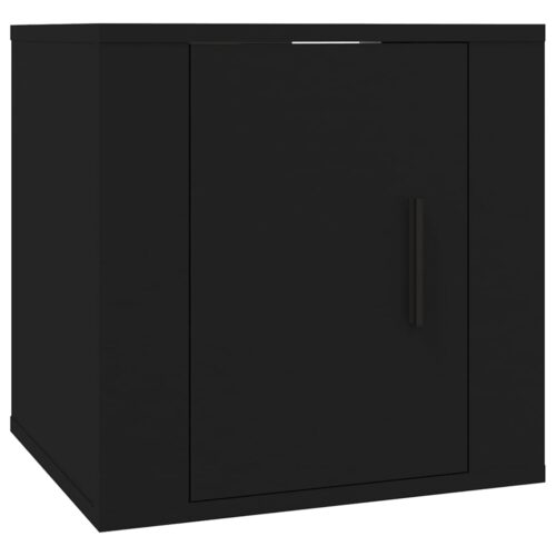 Wall Mounted TV Cabinet Black 40x34.5x40cm