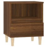 Bedside Cabinet Brown Oak 40x35x50cm