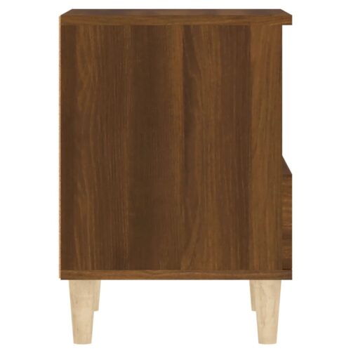 Bedside Cabinet Brown Oak 40x35x50cm - Image 8
