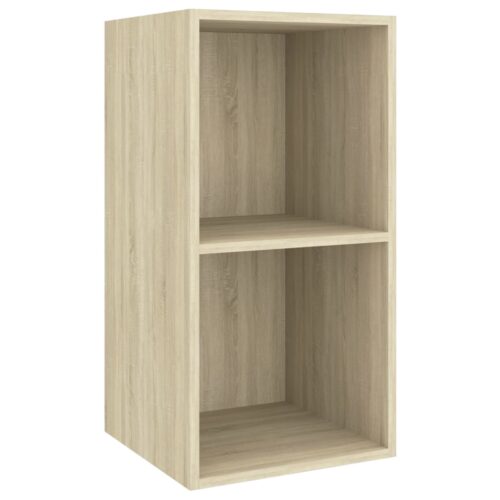 Wall-mounted TV Cabinet Sonoma Oak 37x37x72cm Engineered Wood - Image 2