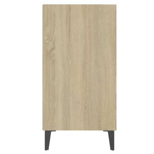 Sideboard White Sonoma Oak 57x35x70cm Engineered Wood - Image 5