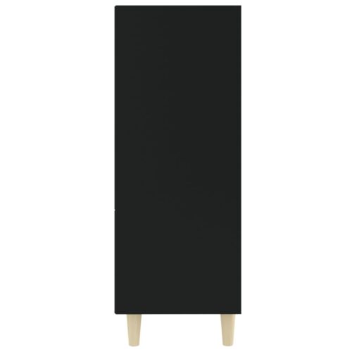 Sideboard Black 69.5x32.5x90cm Engineered Wood - Image 4