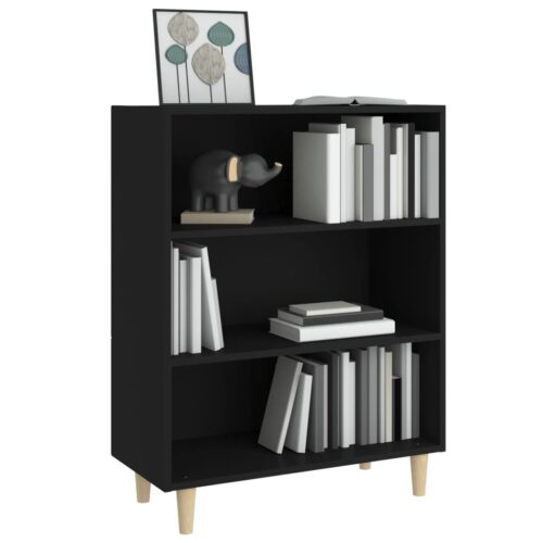 Sideboard Black 69.5x32.5x90cm Engineered Wood - Image 6