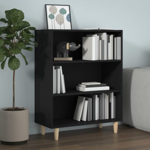 Sideboard Black 69.5x32.5x90cm Engineered Wood - Image 9