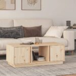 Coffee Table 110x50x40cm Solid Wood Pine