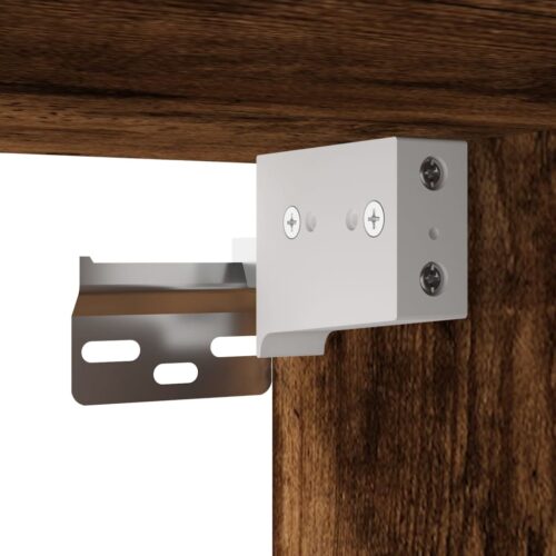 Wall-mounted Bedside Cabinets 2pcs Smoked Oak 41.5x36x28cm - Image 9