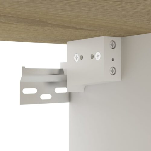 Wall-Mounted TV Cabinet White Sonoma Oak 102x35x35cm Engineered Wood - Image 6