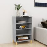 Sideboard Concrete Grey 57x35x90cm Engineered Wood