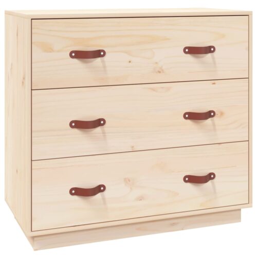 vidaXL Sideboard 80x40x75 cm Solid Wood Pine - Image 2