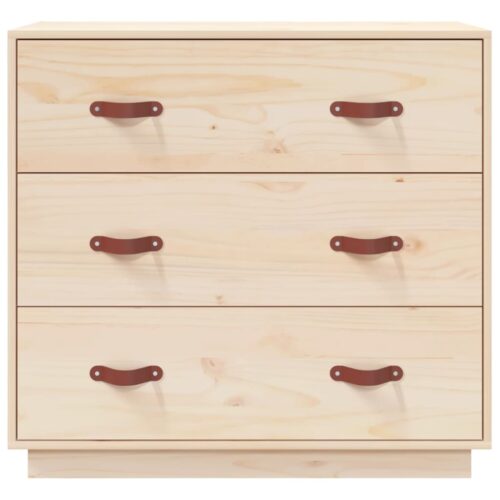 vidaXL Sideboard 80x40x75 cm Solid Wood Pine - Image 3
