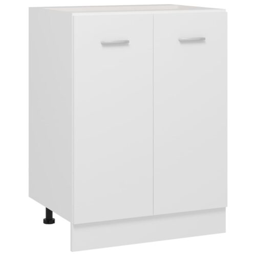 Bottom Cabinet White 60x46x81.5cm Engineered Wood - Image 12