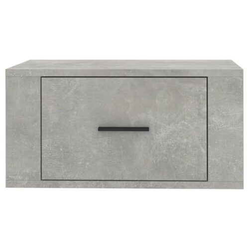 Wall-mounted Bedside Cabinets 2pcs Concrete Grey 50x36x25cm - Image 7