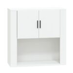 Wall Cabinet White 80x33x80cm Engineered Wood