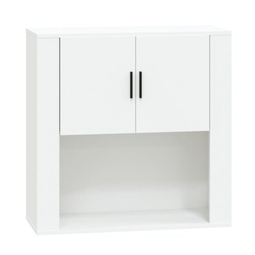 Wall Cabinet White 80x33x80cm Engineered Wood