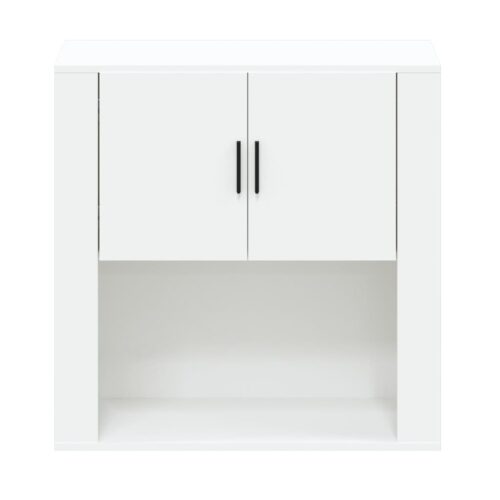 Wall Cabinet White 80x33x80cm Engineered Wood - Image 3