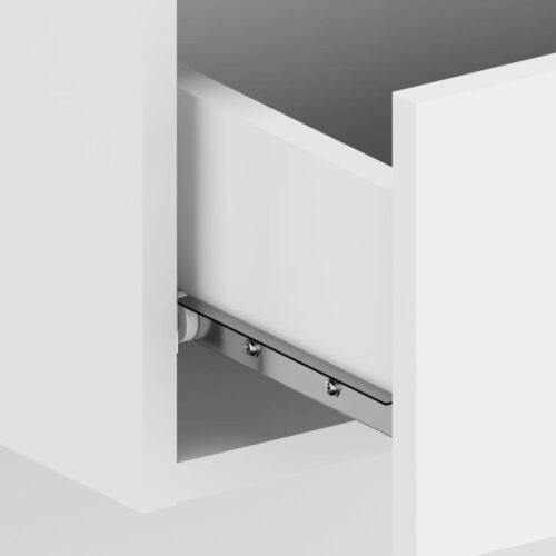 Wall-mounted Bedside Cabinets 2pcs High Gloss White - Image 8