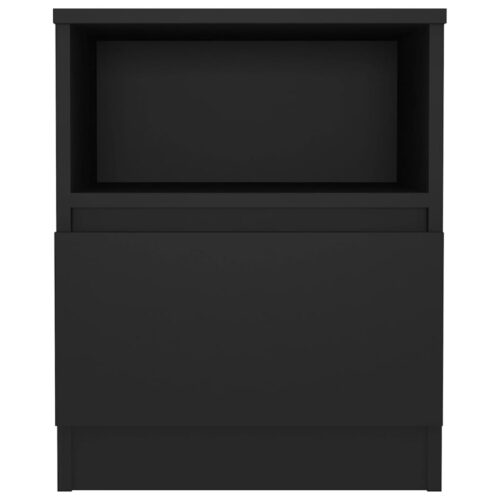 2x Wooden Bedside Tables Drawers Storage Side Cabinets Bedroom Nightstand - Image 4