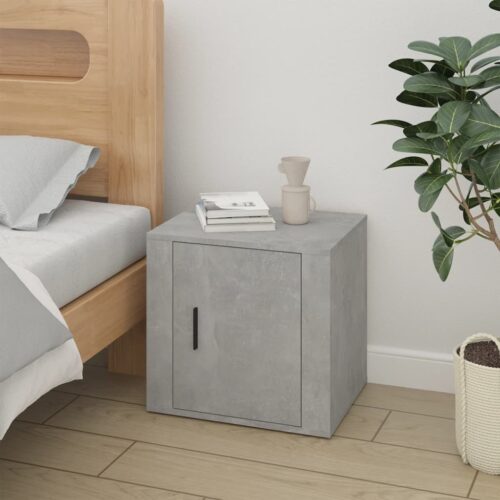 Bedside Cabinets 2pcs Concrete Grey 50x39x47cm - Image 3