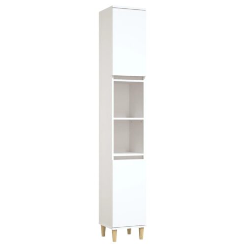 vidaXL Bathroom Cabinet White 30x30x190 cm Engineered Wood - Image 2
