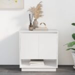 Sideboard White 70x41x75cm Engineered Wood
