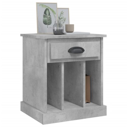 Bedside Cabinets 2pcs Concrete Grey 43x36x50cm - Image 4