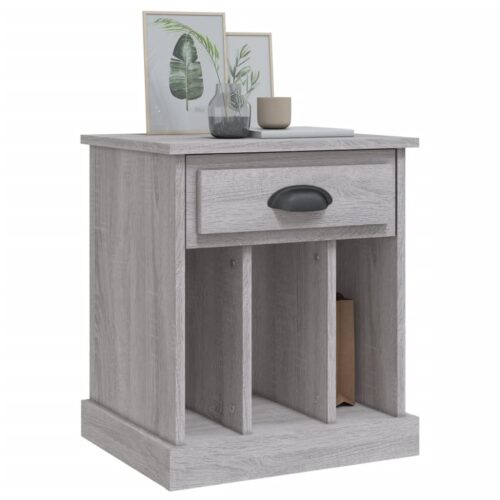 Bedside Cabinets 2pcs Grey Sonoma 43x36x50cm - Image 4