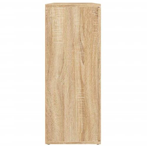 Sideboard Sonoma Oak 91x29.5x75cm Engineered Wood - Image 7