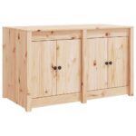 Outdoor Kitchen Cabinet 106x55x64cm Solid Wood Pine