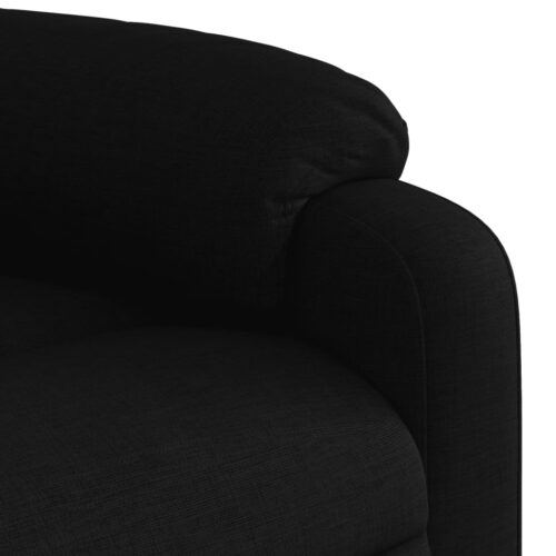 Electric Massage Recliner Chair Black Fabric - Image 10