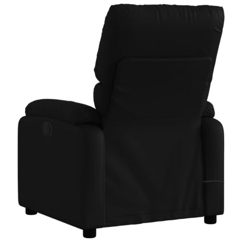 Electric Massage Recliner Chair Black Faux Leather - Image 4