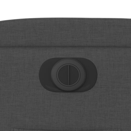 Electric Recliner Chair Sofa Lounge Single Couch TV Accent Armchair Fabric Grey - Image 11