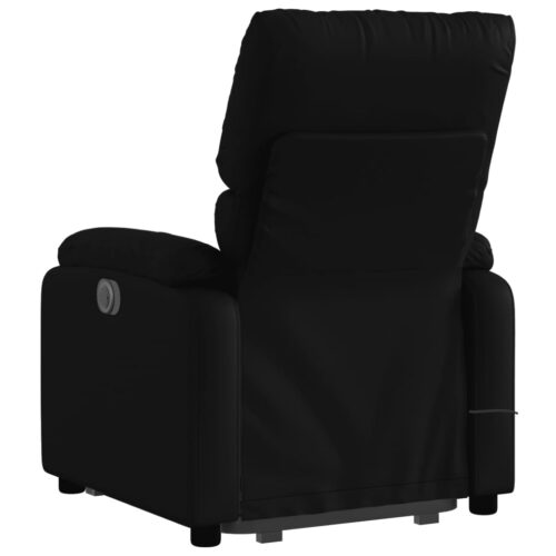 Stand up Massage Recliner Chair Black Faux Leather - Image 4