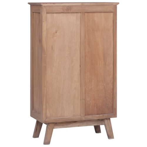 Highboard 60x30x100cm Solid Teak Wood - Image 4