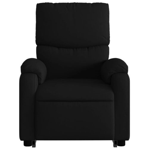 Electric Stand up Massage Recliner Chair Black Fabric - Image 8